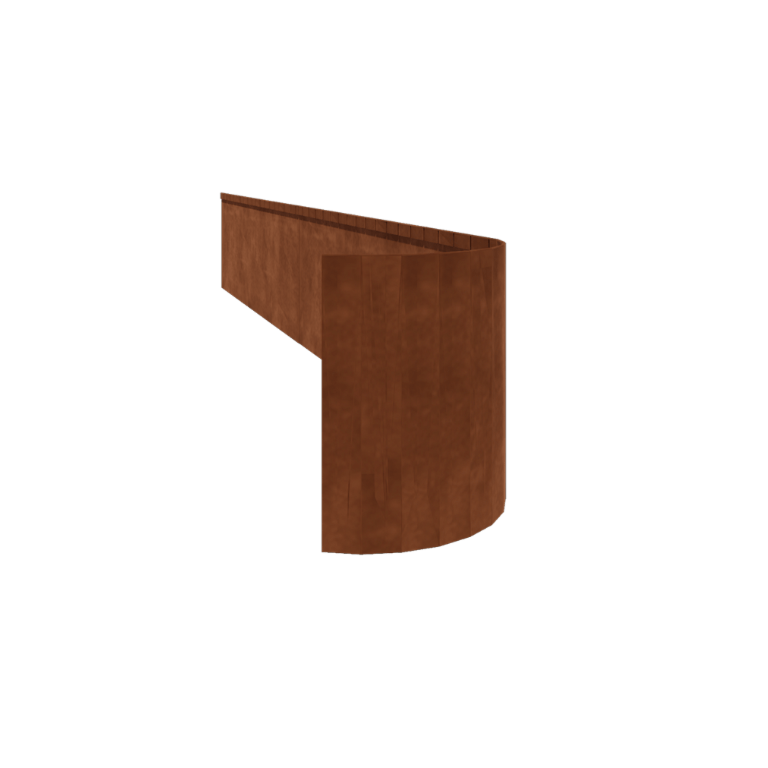 Corten acél szegély zúzott FLEX 45 cm (hossza 150 cm)