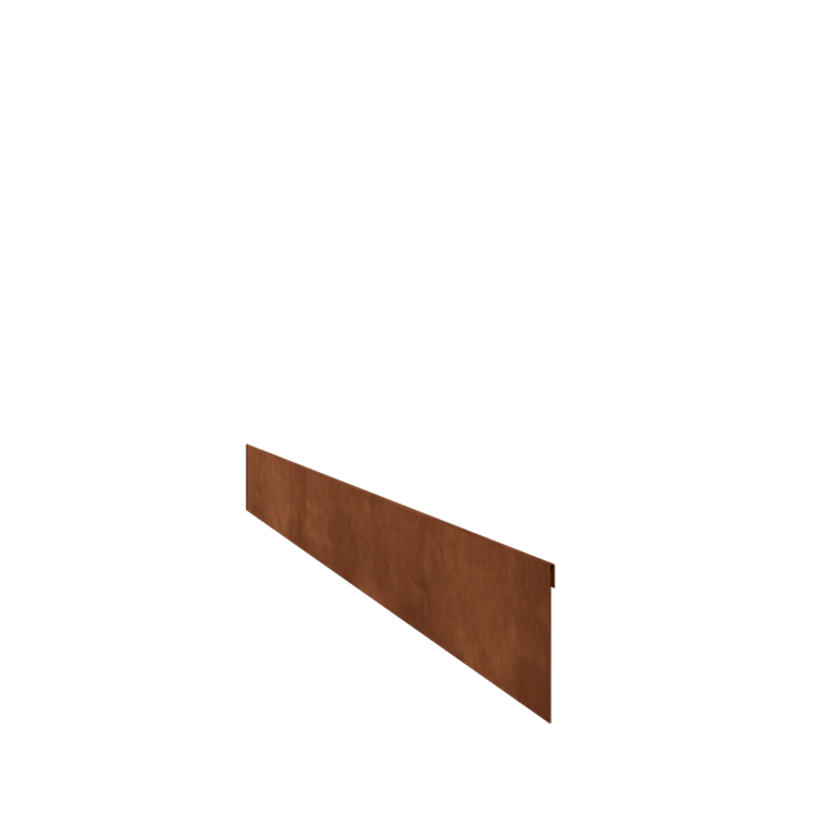 Corten acél szegély zúzott 13 cm (hossza 240 cm)