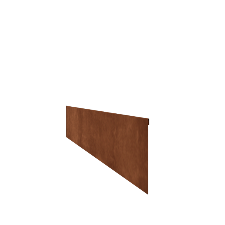 Corten acél szegély zúzott 23 cm (hossza 150 cm)