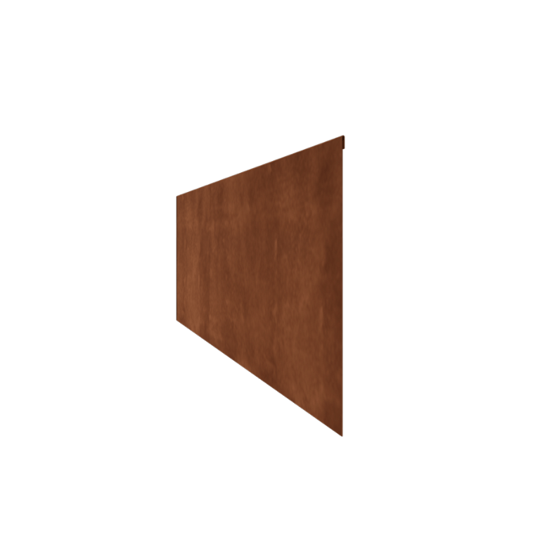 Corten acél szegély zúzott 45 cm (hossza 150 cm)