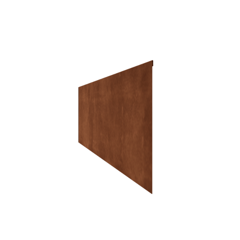 Corten acél szegély zúzott 45 cm (hossza 240 cm)