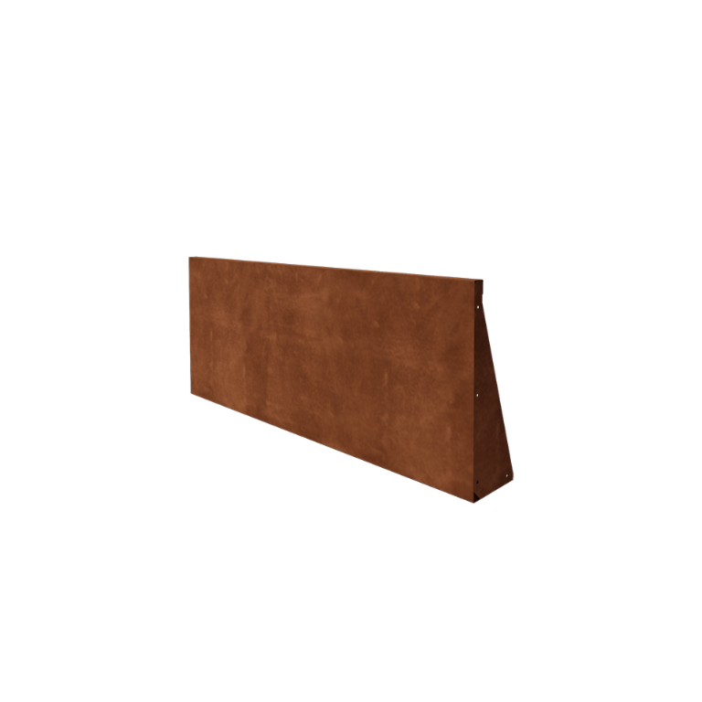 Corten acél támfal egyenes 150 cm (magasság 60 cm)