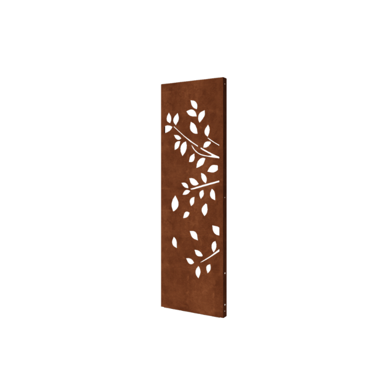 Corten acél panel - Fa - Rész 1 - 60 x 6 x 190 cm