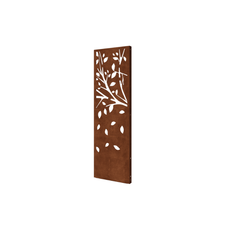 Corten acél panel fa 3. rész 60 x 6 x 190 cm