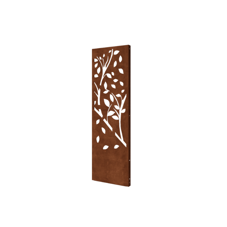 Corten acél panel fa 4. rész 60 x 6 x 190 cm