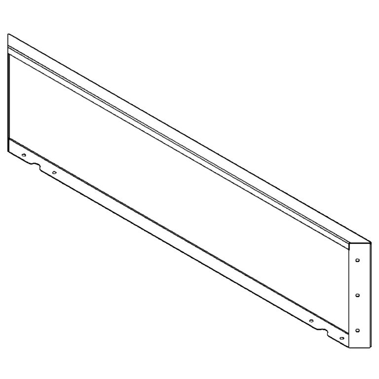 Porszórt acél panel 30 x 120 cm Porszórt acél panel 30 x 120 cm