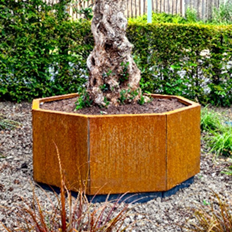 Corten acél virágláda Chicago 40