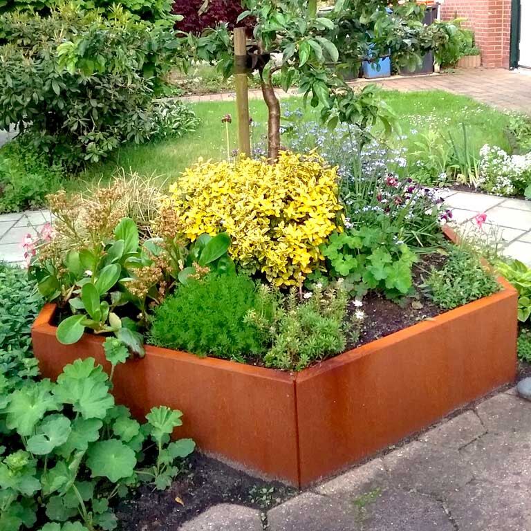 Corten acél virágláda Denver 80