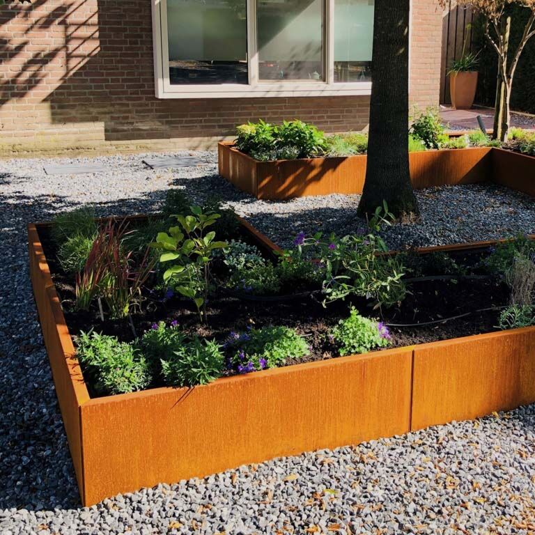 Corten acél virágláda Kansas 120