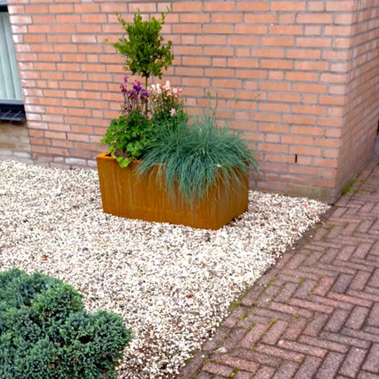 Corten acél virágláda Texas 50 x 80 cm
