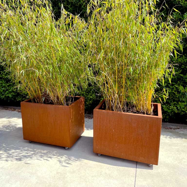 Corten acél virágláda Texas 60 x 80 cm