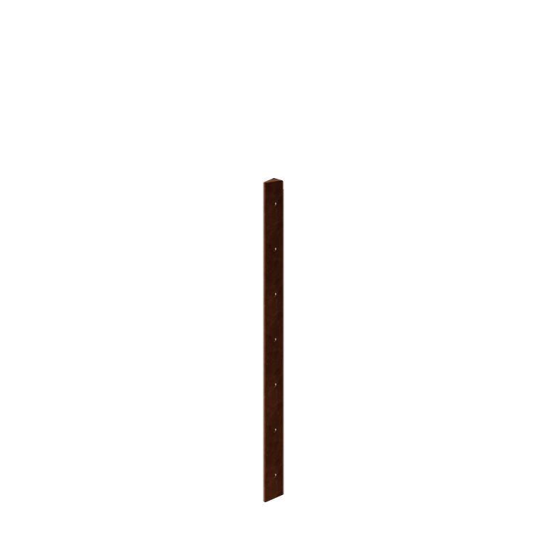 Corten acél virágláda - Sarokelem 30° - 70 cm