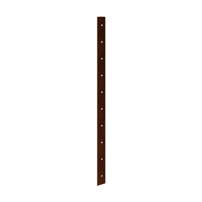 Corten acél virágláda - Sarokelem 45° - 100 cm