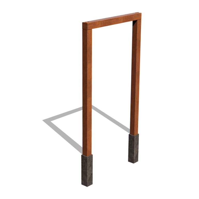 Corten acél pergola egyenes 150 cm