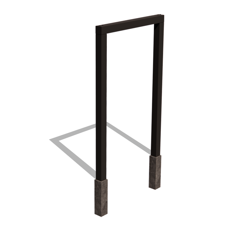 Porszórt acél pergola egyenes 150 cm
