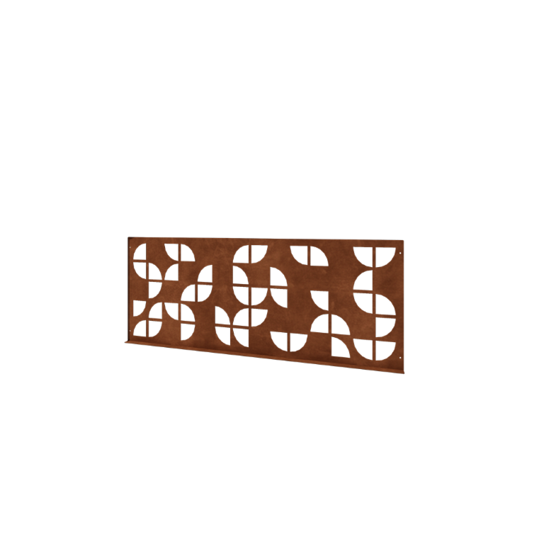 Corten acél díszkerítés G 149 x 60 cm