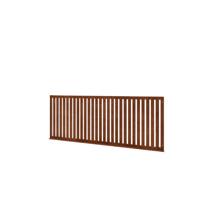 Corten acél díszkerítés S - Panel - 149 x 3 x 60 cm