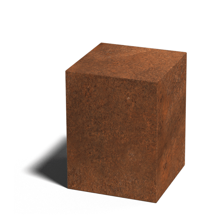Corten acél talapzat Ohio 30 x 30 x 40 cm