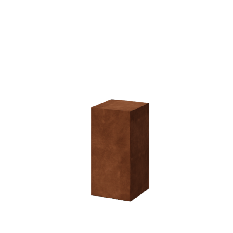 Corten acél talapzat Ohio 30 x 30 x 60 cm