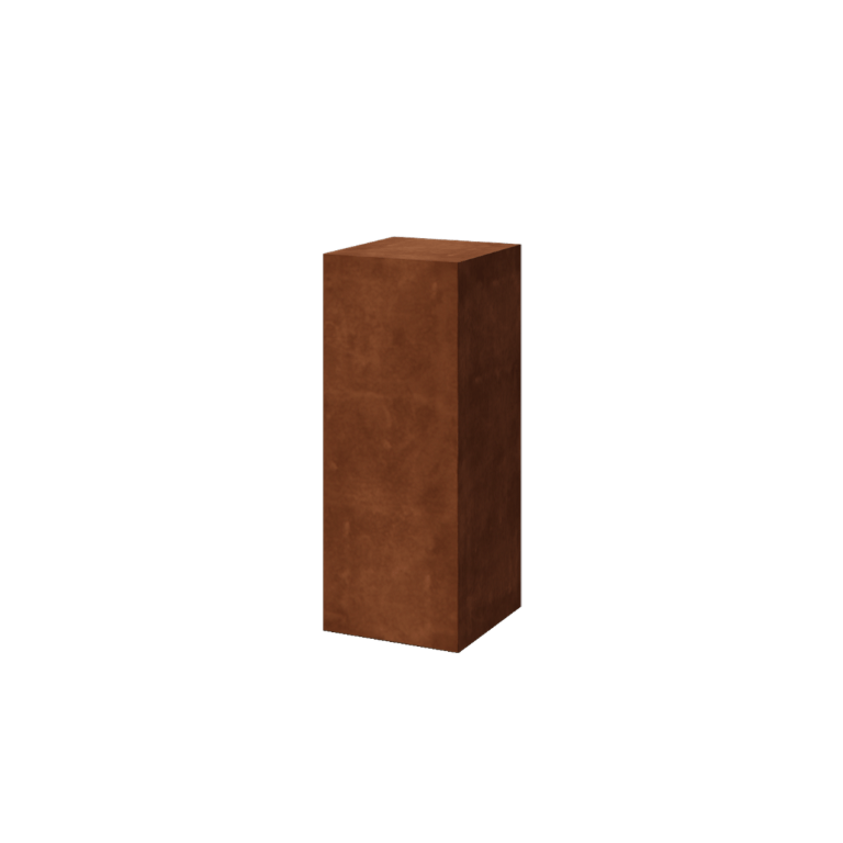 Corten acél talp - Ohio - 40 x 40 x 100 cm