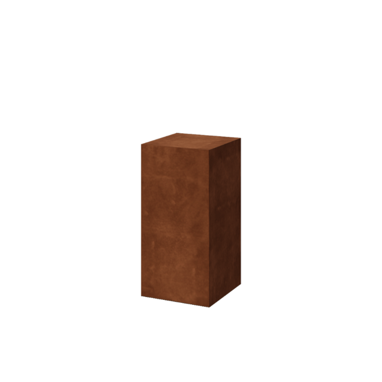 Corten acél talp - Ohio - 40 x 40 x 80 cm