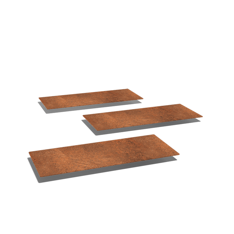 Corten acél lépőkő Téglalap 60 x 25 cm