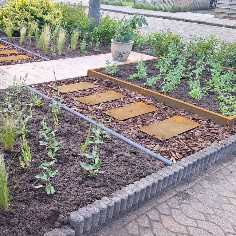 Corten acél lépőkő Téglalap 60 x 25 cm
