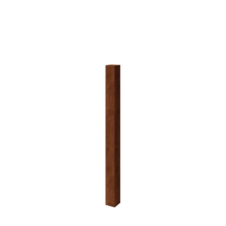 Kerítésoszlop corten acél 150 cm