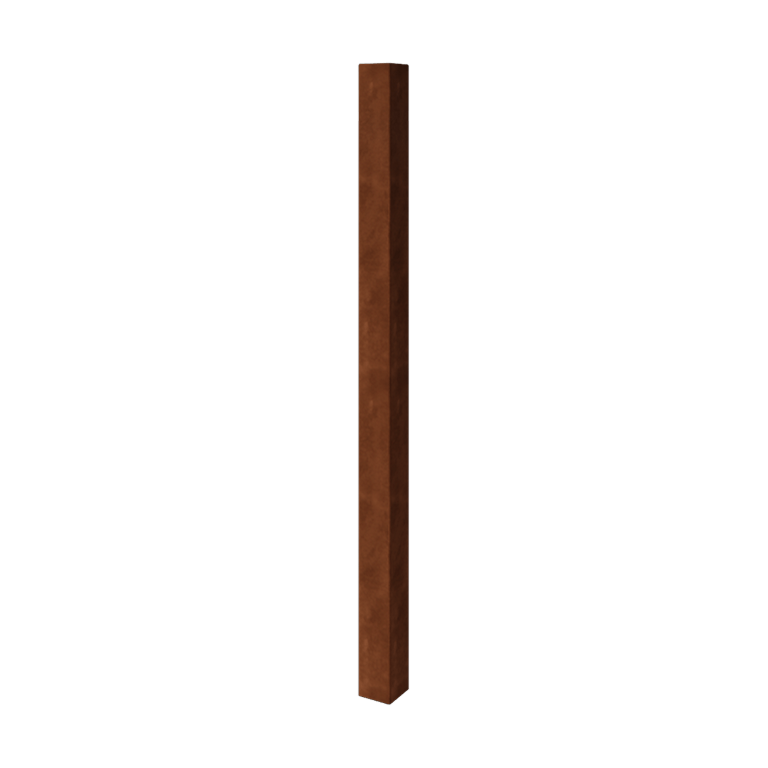 Kerítésoszlop corten acél 200 cm