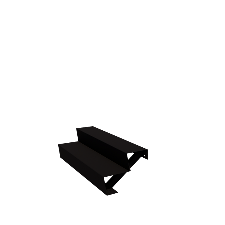 Fekete lépcső New York 2 lépcsőfok (szélesség 120 cm)