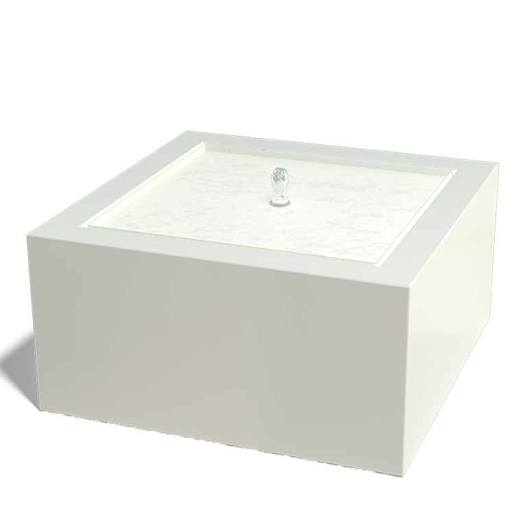 Alumínium szökőkút 80 x 80 x 40 cm
