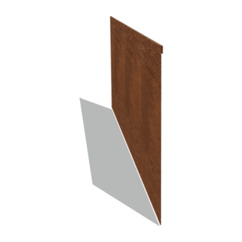 Corten acél szegély zúzott 45 cm (hossza 150 cm)