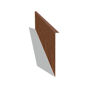 Corten acél szegély vastag 34 cm (hossza 240 cm)