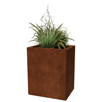 Corten acél virágláda Texas 40 x 50 cm