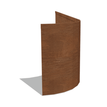Corten acél szegély zúzott FLEX 45 cm (hossza 150 cm)