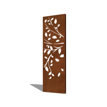 Corten acél panel fa 2. rész 60 x 6 x 190 cm