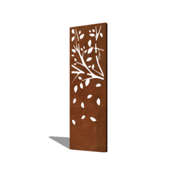 Corten acél panel fa 3. rész 60 x 6 x 190 cm