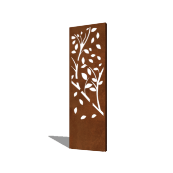 Corten acél panel fa 4. rész 60 x 6 x 190 cm