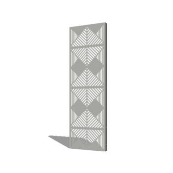 Porszórt acél panel vonalak összetétel 3 60 x 6 x 190 cm