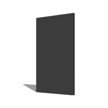 Porszórt acél panel alap 100 x 6 x 190 cm