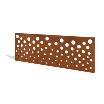 Corten acél kerti kerítés H panelhez B 180 x 63,3 cm