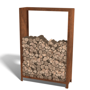 Corten acél fatároló Indiana 180 x 120 x 40 cm