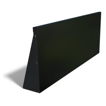 Porszórt acél támfal egyenes 150 cm (magasság 60 cm)