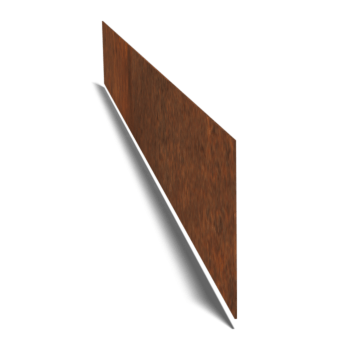 Corten acél szegély egyenes 15 cm (hossza 150 cm)