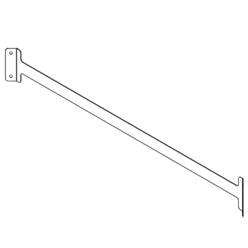 Összekötő darab horganyzott acél 120 cm