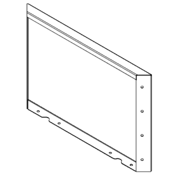 Corten acél panel 40 x 60 cm
