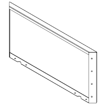 Corten acél panel 40 x 80 cm