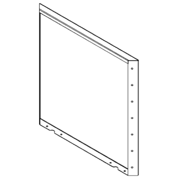 Corten acél panel 70 x 70 cm