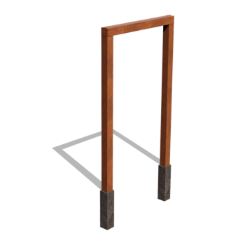 Corten acél pergola egyenes 150 cm