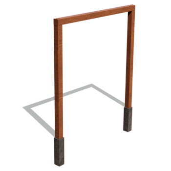 Corten acél pergola egyenes 250 cm